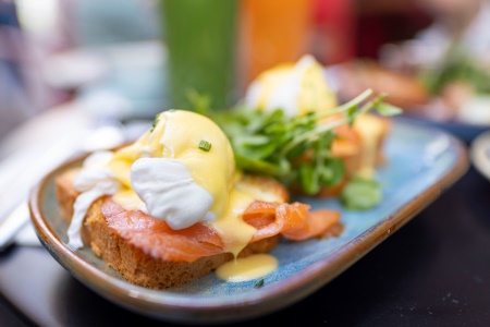 Eggs royale at Jay Kays cafe Dublin