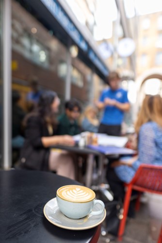 enjoy 3fe coffee at Jay Kays cafe