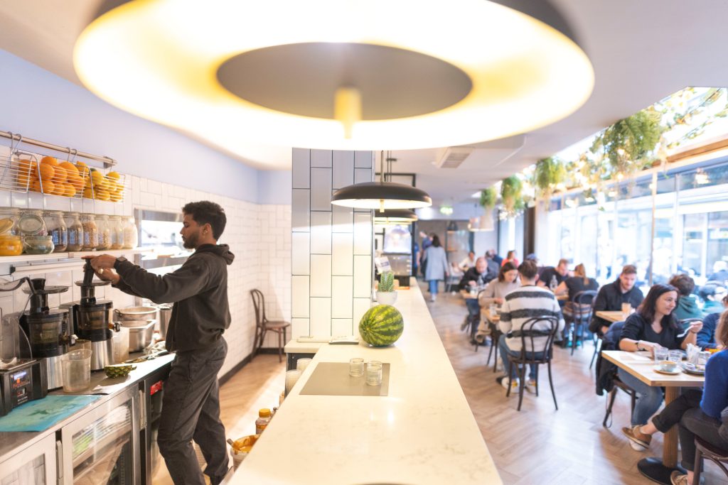 Juice bar Jay Kays Cafe Dublin
